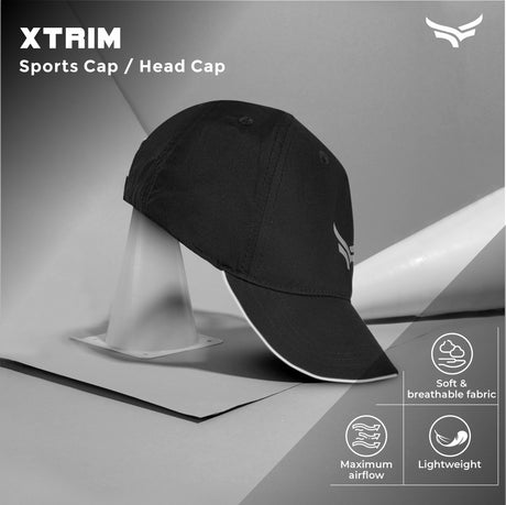 Xtrim Head Caps for Unisex Sports Caps with Adjustable Strap