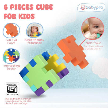BabyPro Cube Toy, Beginner Cube for Kids & Adults, Magic Stress Buster Brainstorming Puzzle