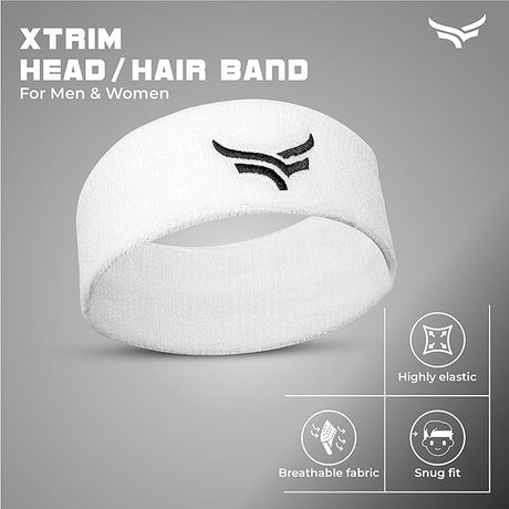 Xtrim Unisex Head Band (Pack of 2)