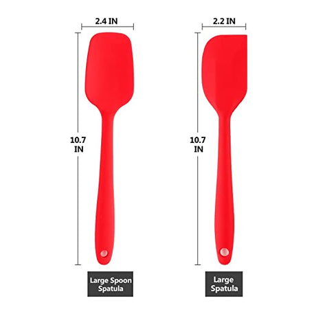 Frenchware (Set of 2) Large Spatula & Large Spoon (Red)