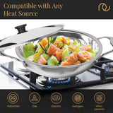 Frenchware Stainless Steel Kadai (1.5 litres)