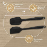 Frenchware (Set of 2) Large Spatula & Large Spoon (Black)